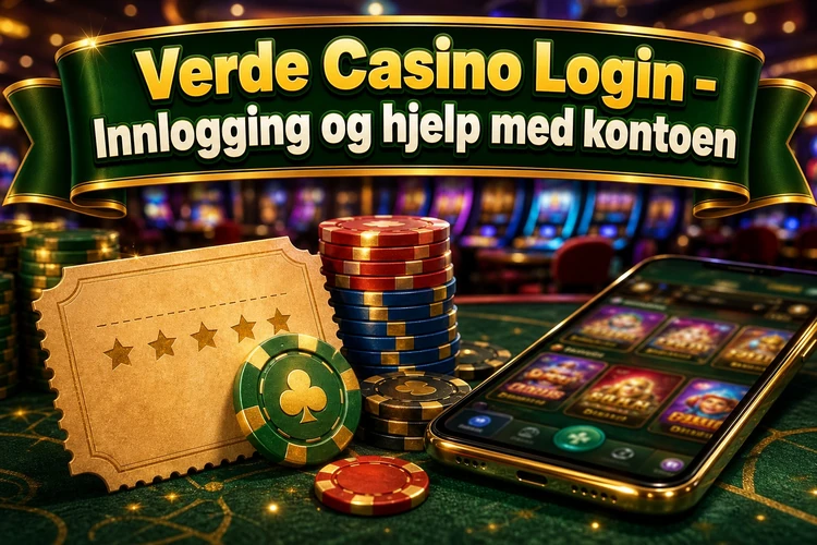 Verde Casino Login - Innlogging og hjelp med kontoen