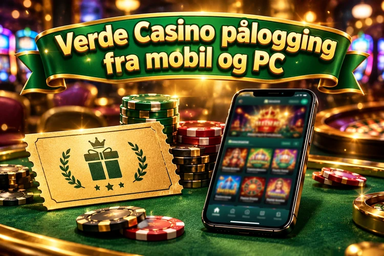 Verde Casino pålogging fra mobil og PC